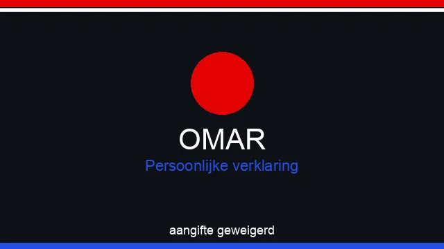 Verklaring Omar