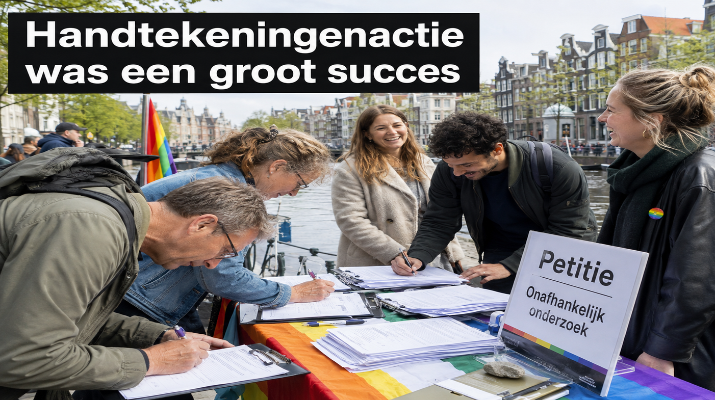Handtekeningenactie Amsterdam 2026